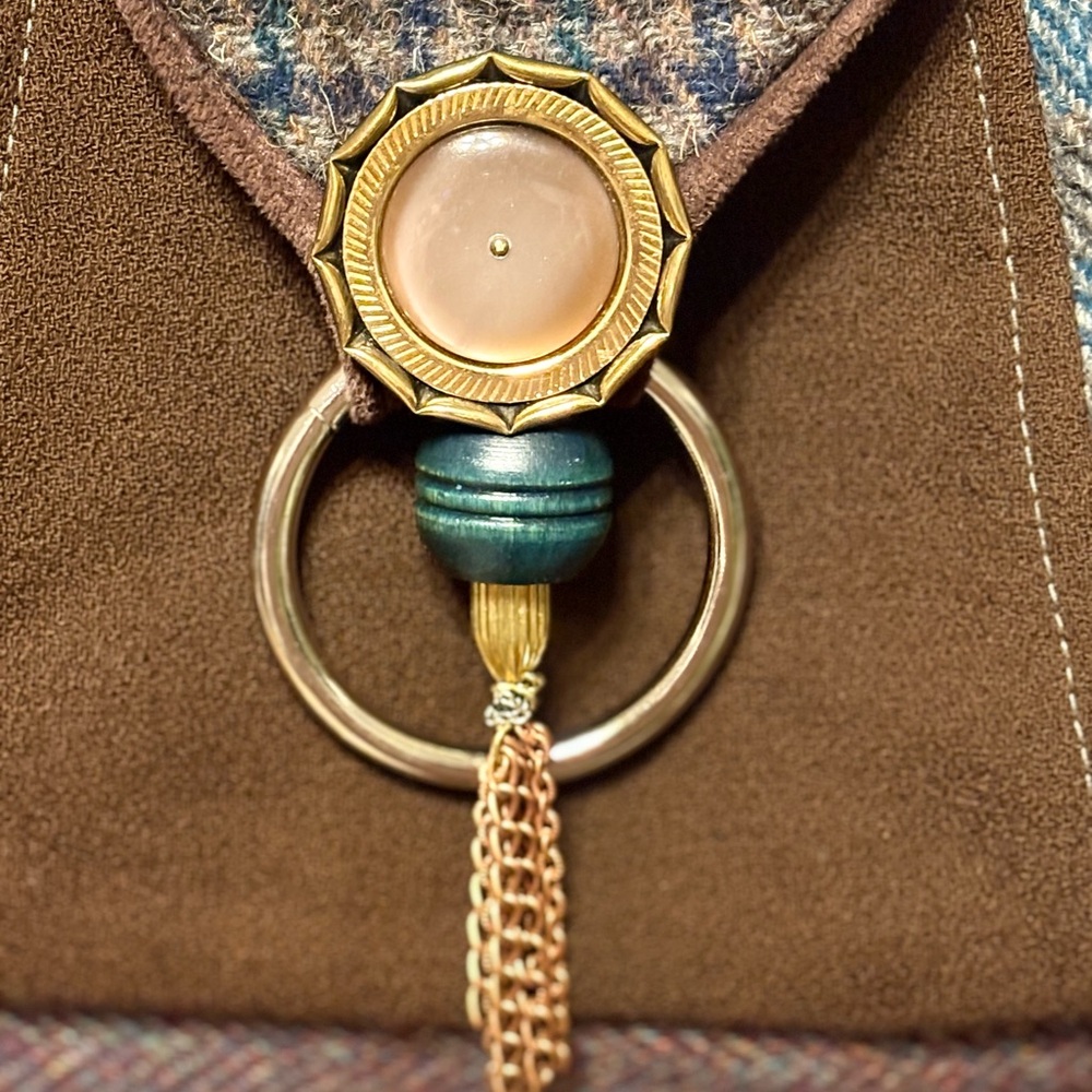 Baabaazuzu Wool/Mixed Media Patchwork Handbag #Da… - image 2